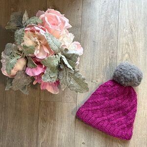 548‎ PINK BEANIE HAT | OS